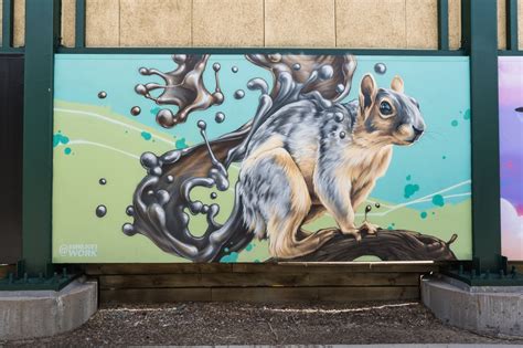 There are 8 “wild” new murals at Fiddler’s Green
